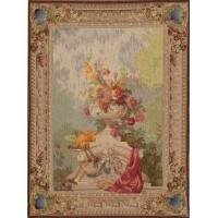 Gobelín Tapisserie Bouquet Cornemuse